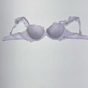 Pink Victoria secret, lilac/lace push up, 34B